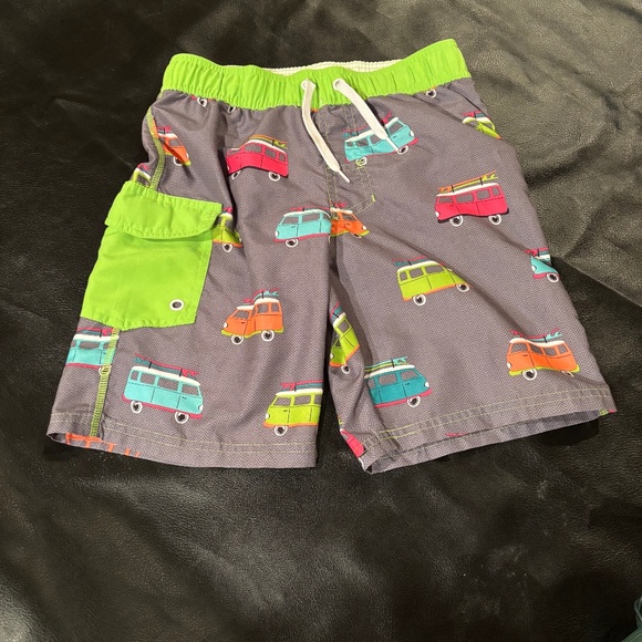 Boys Cat & Jack Camper Print Swim Trunks - medium/8 - Picture 1 of 6